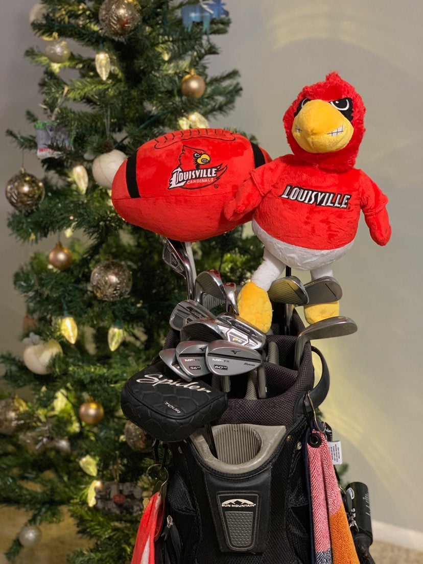 Louisville Football Golf Headcover Set