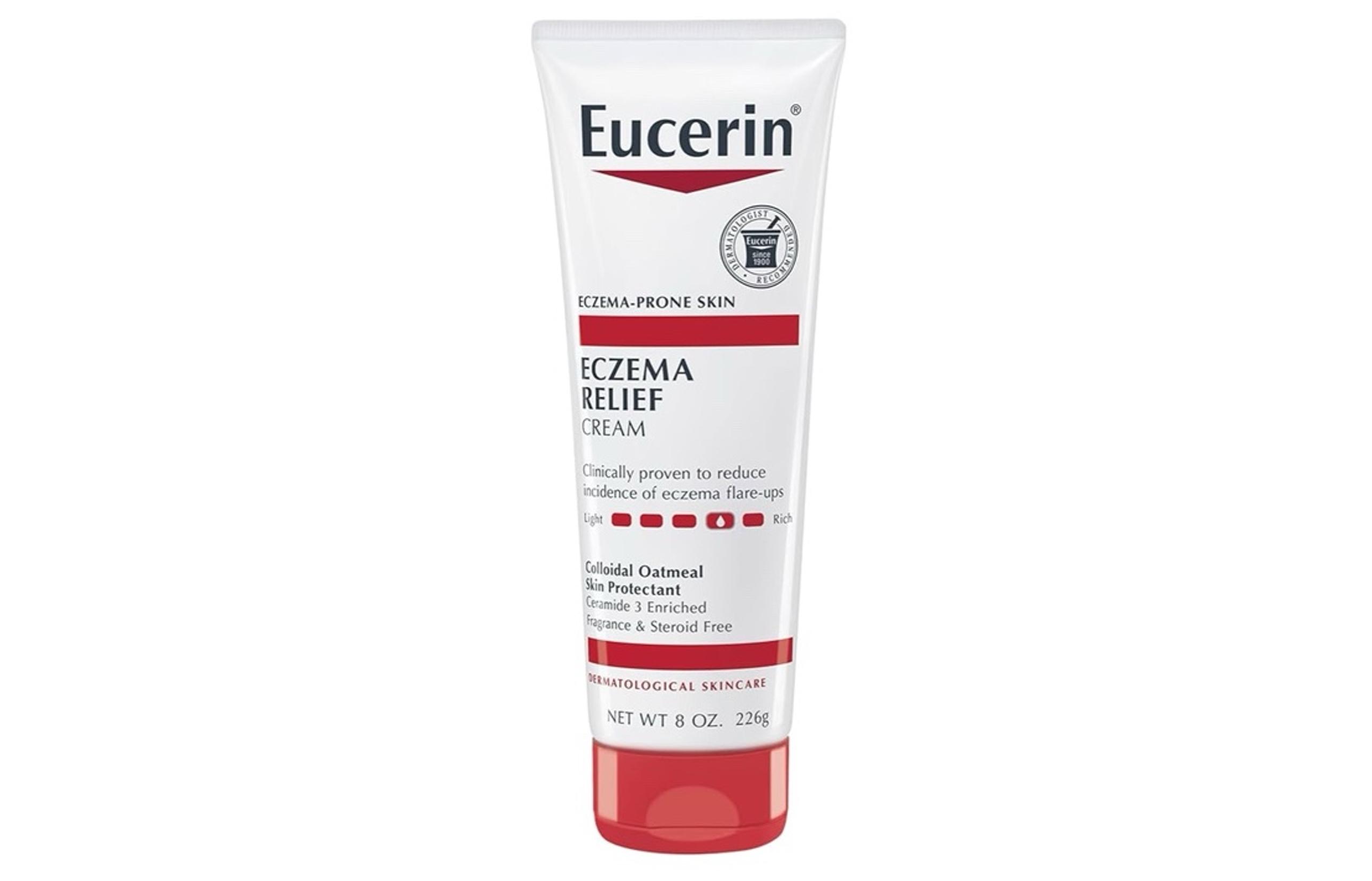 Eucerin Eczema Relief Cream (8oz) – Oatmeal, Ceramide 3, Fragrance-Free