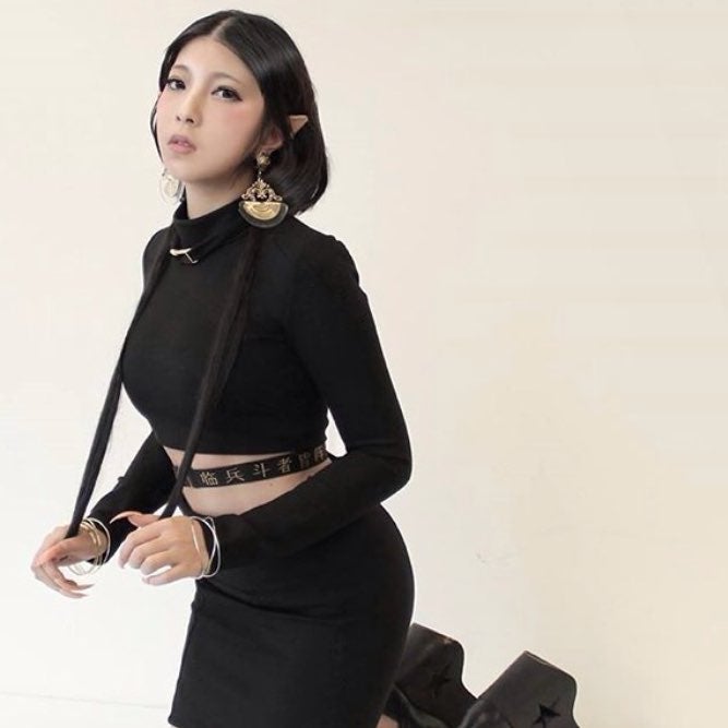 Dynasti Long Sleeve Crop Top