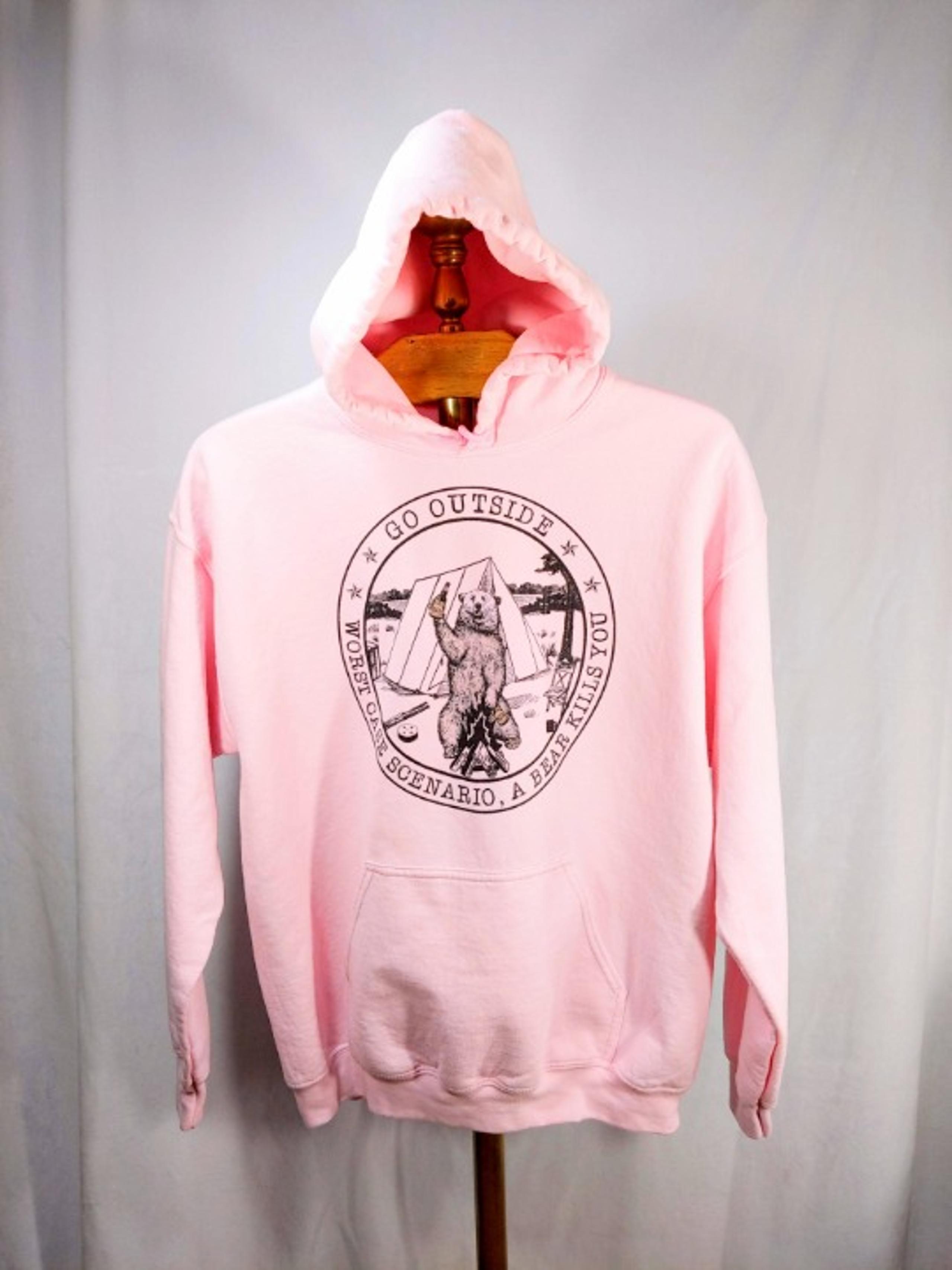 Funny Large Pink Hoodie