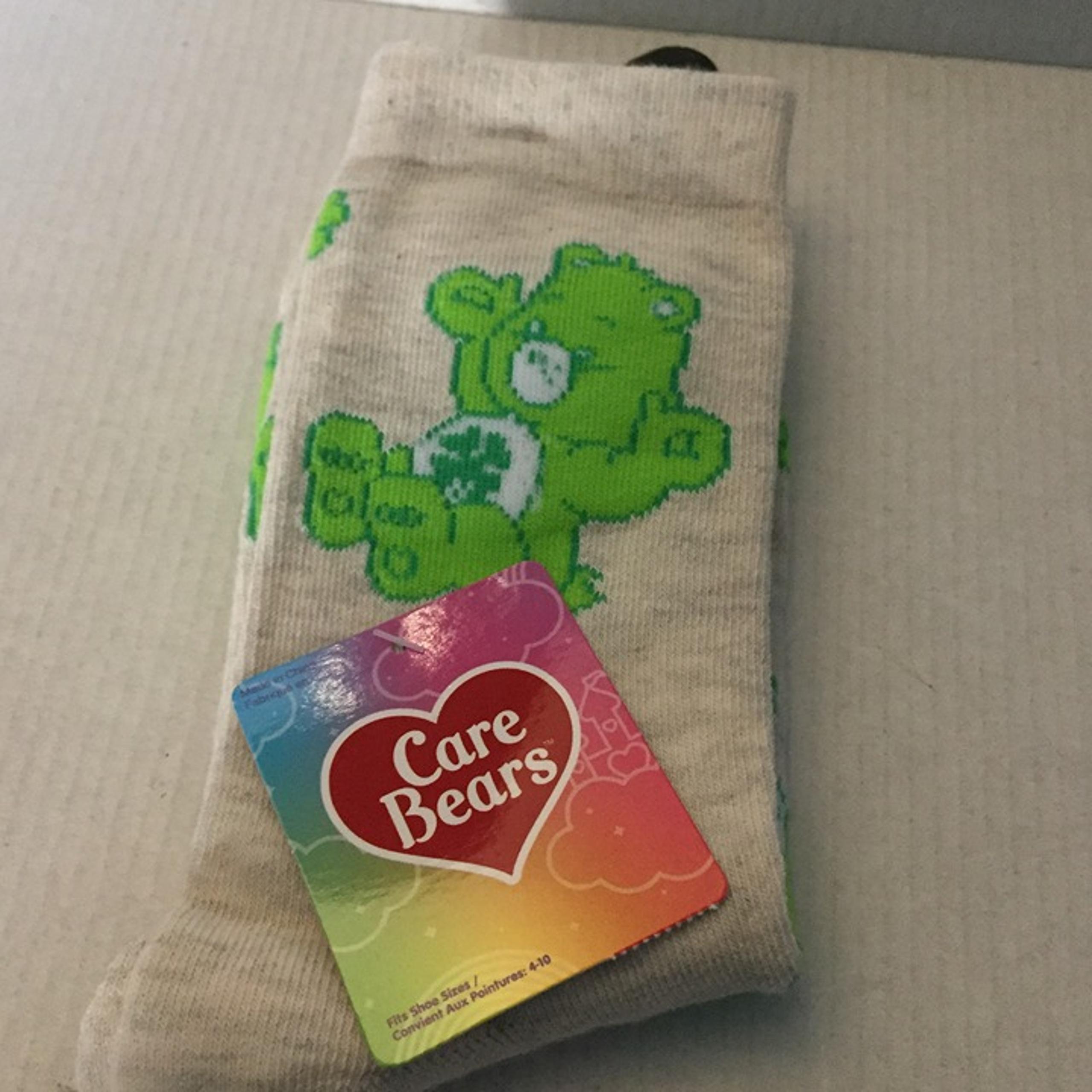 NEW Care Bears Good Luck Bear Crew Socks Fits Shoe Size 4-10
