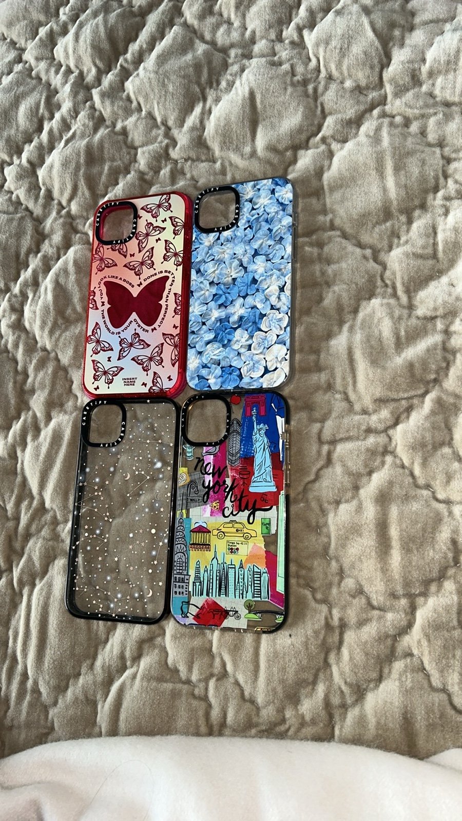 Casetify iPhone 14 plus cases a lot of four