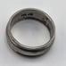 Vintage Sterling Silver Wide Band Ring Size 9 Classic Band Ring 3/8 Wide