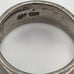Vintage Sterling Silver Wide Band Ring Size 9 Classic Band Ring 3/8 Wide