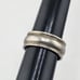 Vintage Sterling Silver Wide Band Ring Size 9 Classic Band Ring 3/8 Wide