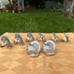 Silvertone Turkey Napkin Rings