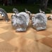 Silvertone Turkey Napkin Rings