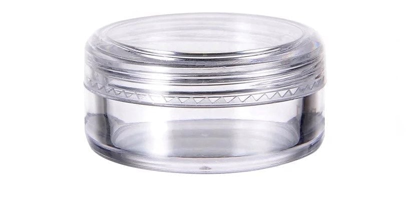 2000x 5ml clear plastic jars