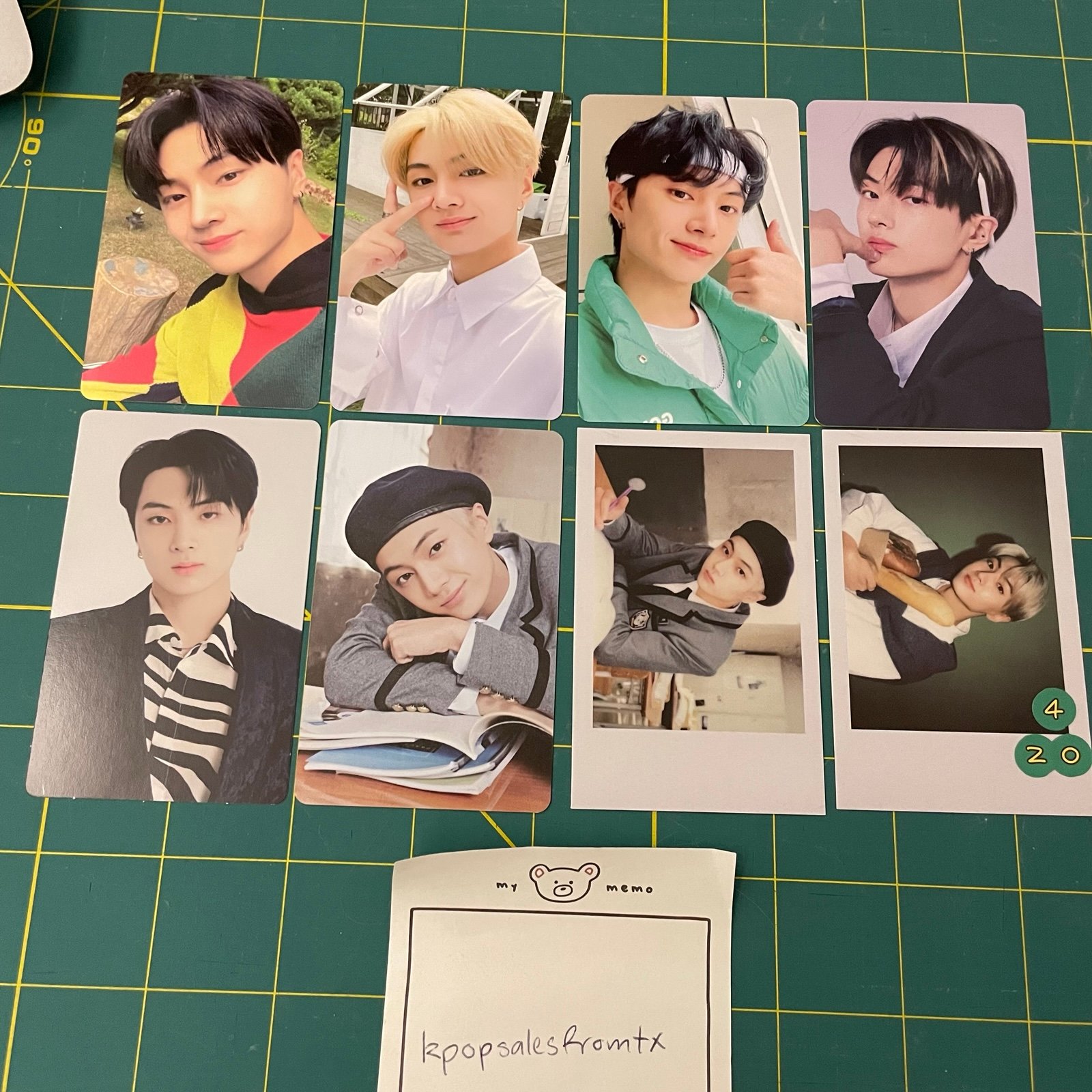 enhypen jay photocard set