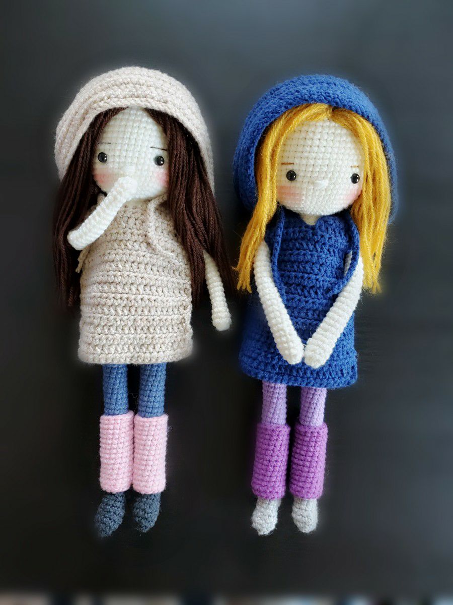 Crochet handmade amigurumi doll