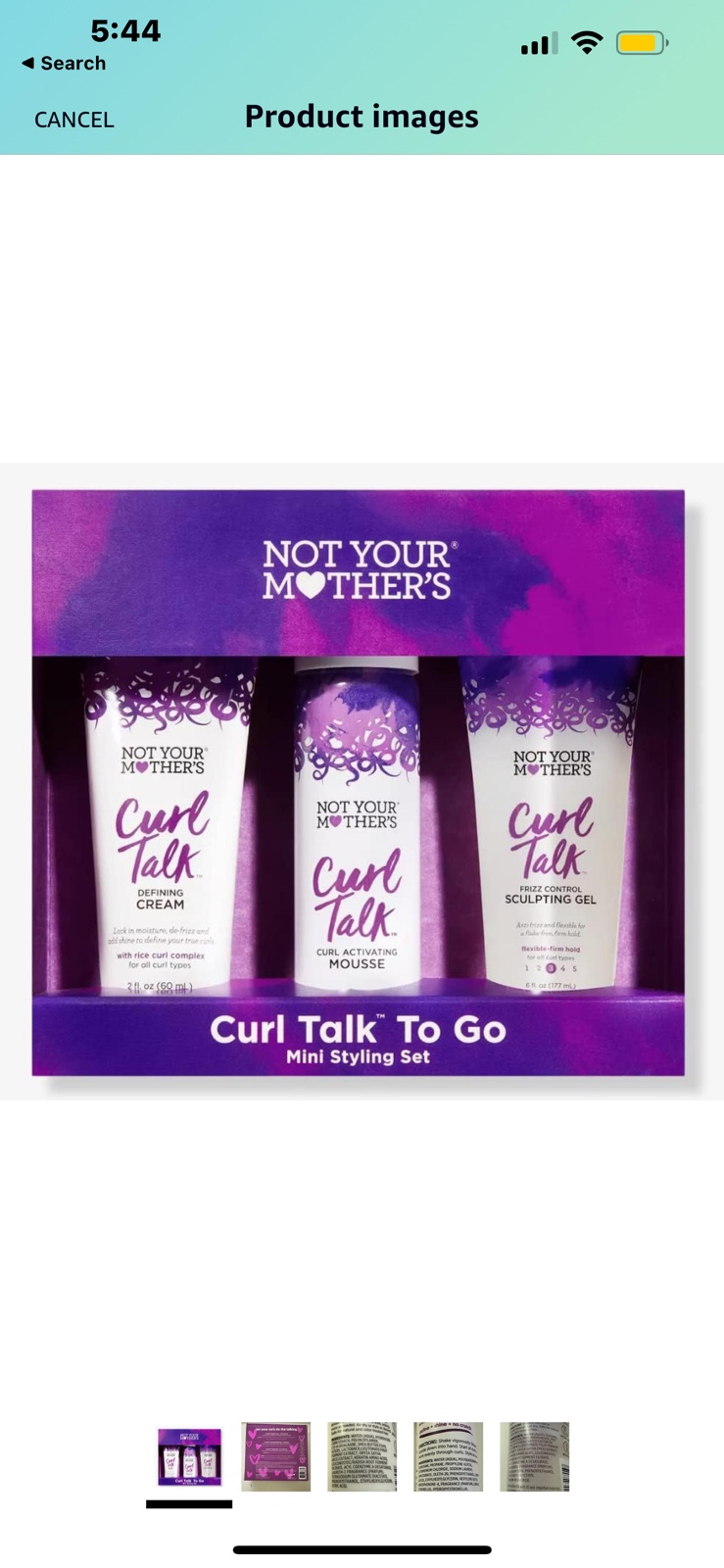 Not Your Mother’s Curl Talk Mini Styling Set