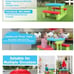 picnic table set with umbrella for kids
