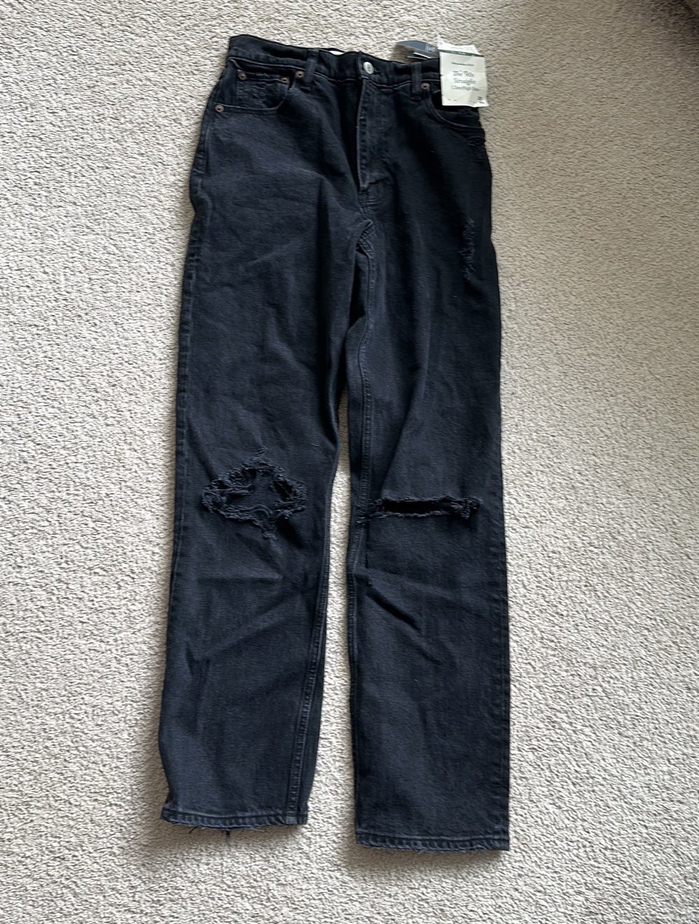 Abercrombie 90’s Straight Ultra High Rise Jeans