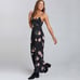 Show Me Your Mumu Paolo Floral Knot Crop Jumpsuit