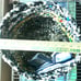 Handmade crocheted bathroom laundry hamper toy Rag rug plastic bag tote Handmade