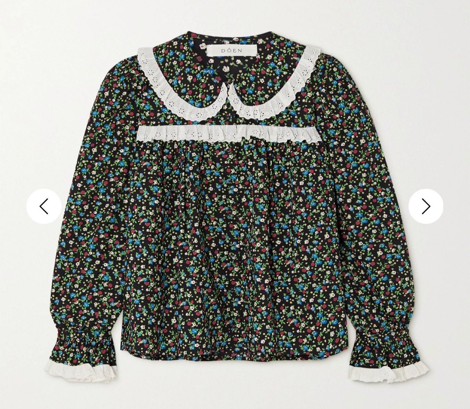 DÔEN floral-print blouse