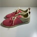 Toms Heritage Cabrillo Women 9 Pink Canvas Lace Up Lifestyle Sneaker Shoe