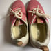 Toms Heritage Cabrillo Women 9 Pink Canvas Lace Up Lifestyle Sneaker Shoe