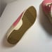 Toms Heritage Cabrillo Women 9 Pink Canvas Lace Up Lifestyle Sneaker Shoe