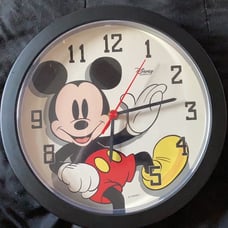 Mickey Mouse Wall Clock (Missing Pendulum Foot)