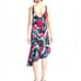 NWT Tommy Bahama Midnight Orchid Asymmetrical Dress in Black - Silky Feel