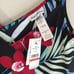 NWT Tommy Bahama Midnight Orchid Asymmetrical Dress in Black - Silky Feel