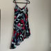 NWT Tommy Bahama Midnight Orchid Asymmetrical Dress in Black - Silky Feel