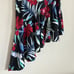 NWT Tommy Bahama Midnight Orchid Asymmetrical Dress in Black - Silky Feel
