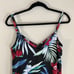 NWT Tommy Bahama Midnight Orchid Asymmetrical Dress in Black - Silky Feel
