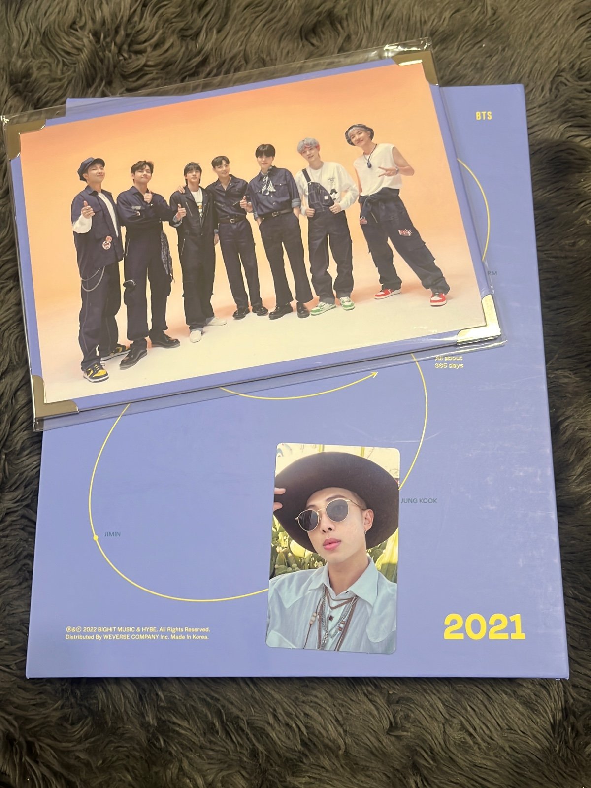 Memories of 2021 DVD with Namjoon PC and Weverse POB full inclusions