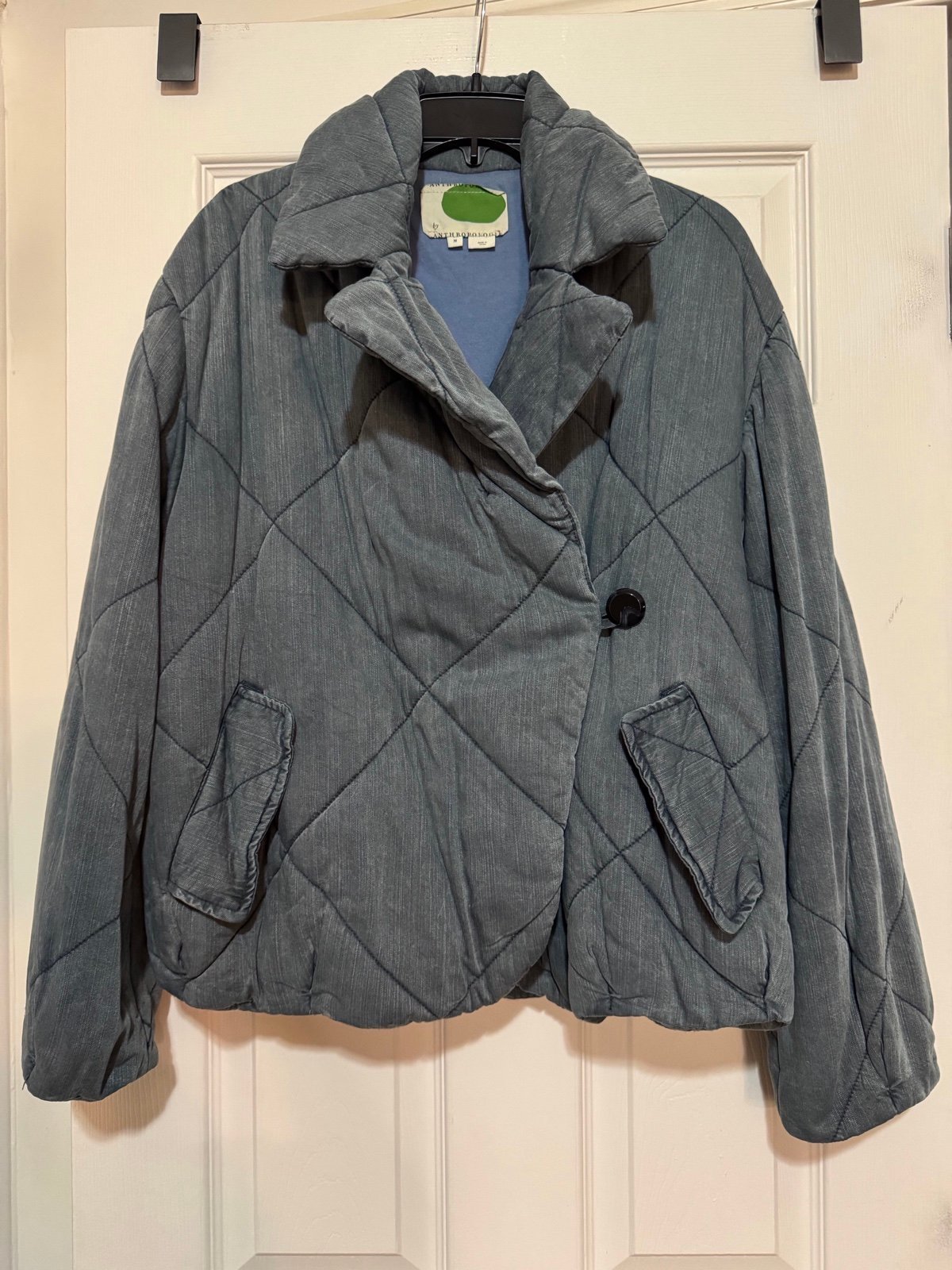 Anthropologie puffer jacket sizeM