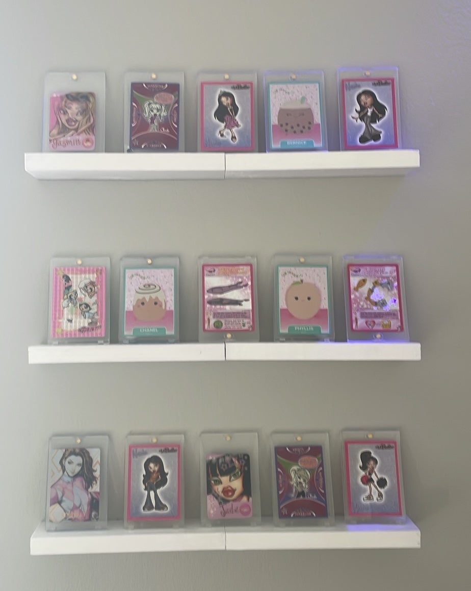 #Girly Pink Trading Card Display Idea!!!(Not For Sale)