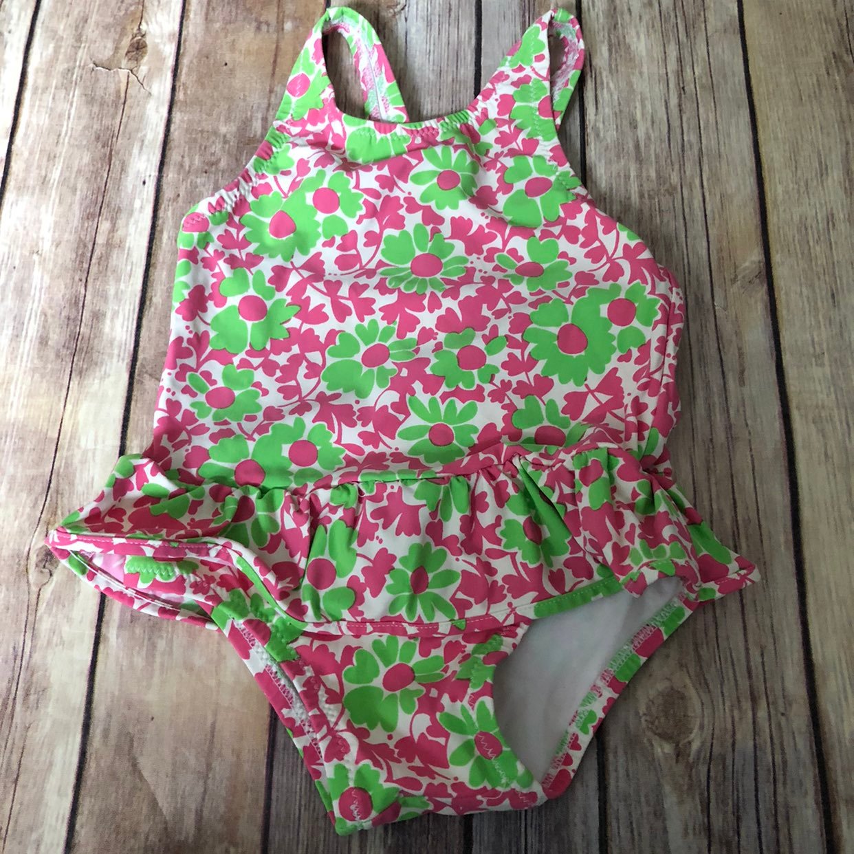 Lilly Pulitzer floral swimsuit