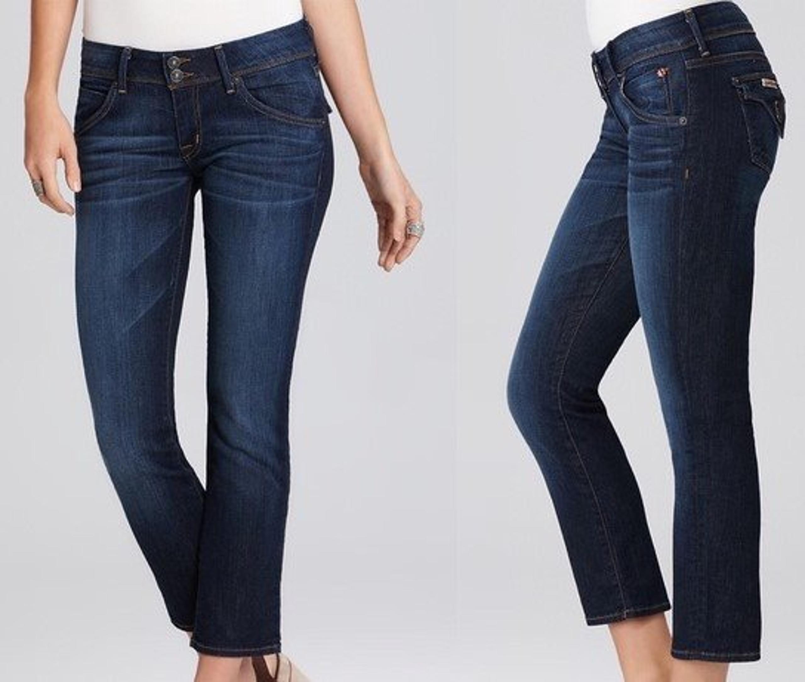 Hudson Beth Crop Baby Boot Jeans SZ 25