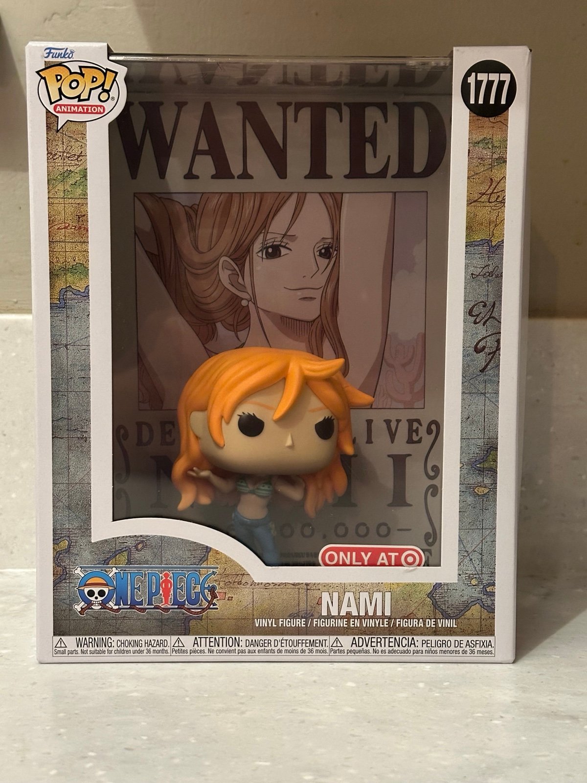 Target exclusive Nami wanted poster funko