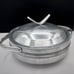 MCM~Vintage Farber & Shlevin Atomic Starburst Aluminum Casserole with Lid