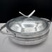MCM~Vintage Farber & Shlevin Atomic Starburst Aluminum Casserole with Lid