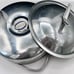 MCM~Vintage Farber & Shlevin Atomic Starburst Aluminum Casserole with Lid