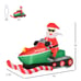 Santa Claus Driving Snowmobile Christmas Decoration