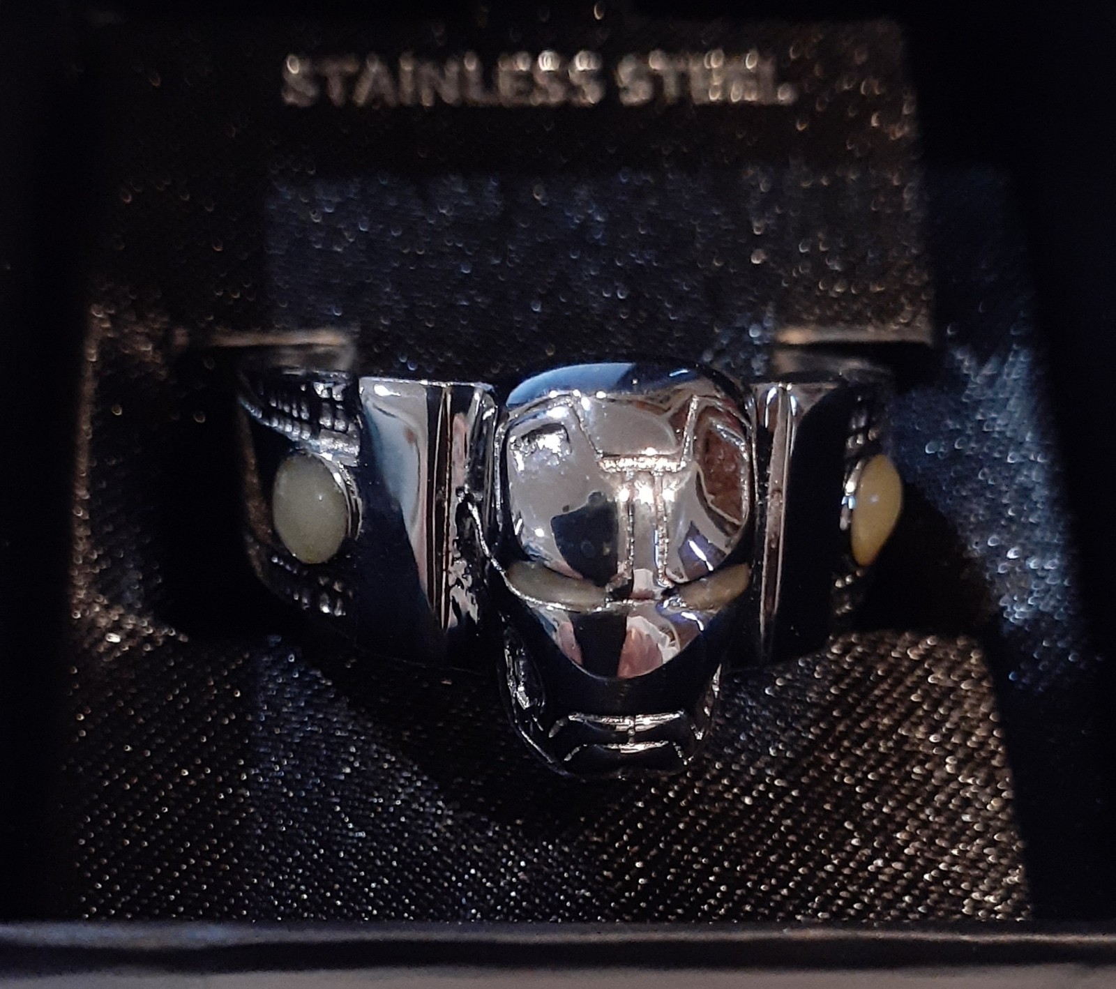 Marvel Iron Man Figural Face Stainless Steel Ring Size 12 New