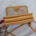 Coach Legacy Penny Crossbody Bag No. 19914 Mustard Yellow Golden Small Purse