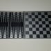 Portable metal mini backgammon & chess -ISRAEL - IDF