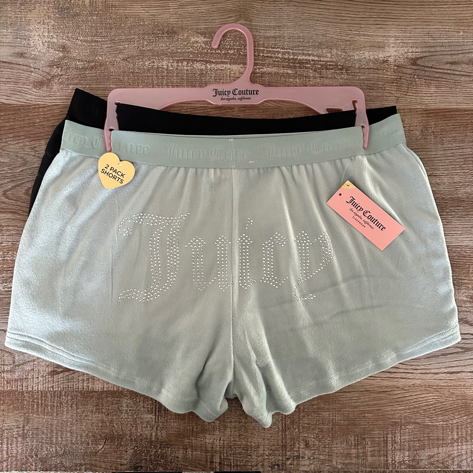 Juicy Couture 2PCK Velour Sleep Shorts