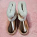 New Juicy Couture Women’s Size 8 Winter Boots Rose Gold Metallic Faux Fur