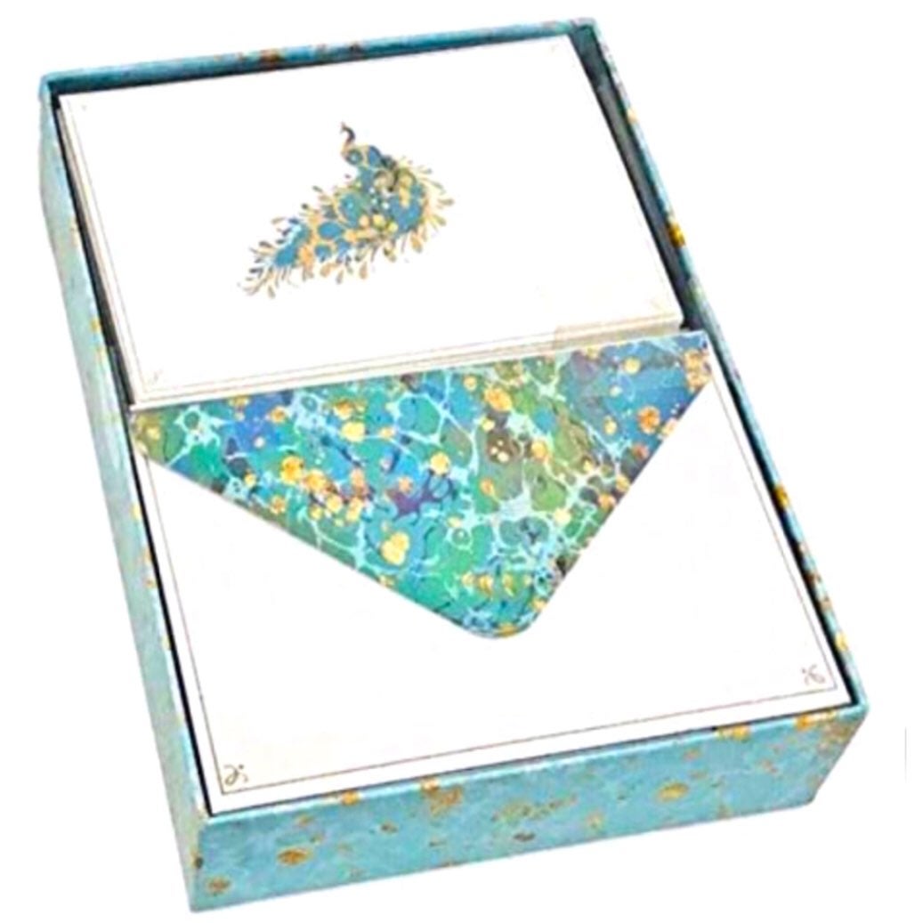 Punch Studio Peacock Die-Cut Gold Foil Gift Bag & One Note Card Set New! Punch Studio Peacock Die-Cut Gold Foil Gift Bag & One Note Card Set New!