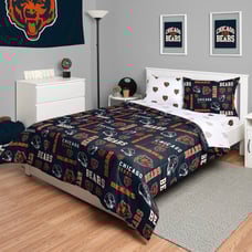 Chicago Bears Comforter Sheets Pillow Cases Bedding 5-Piece Se