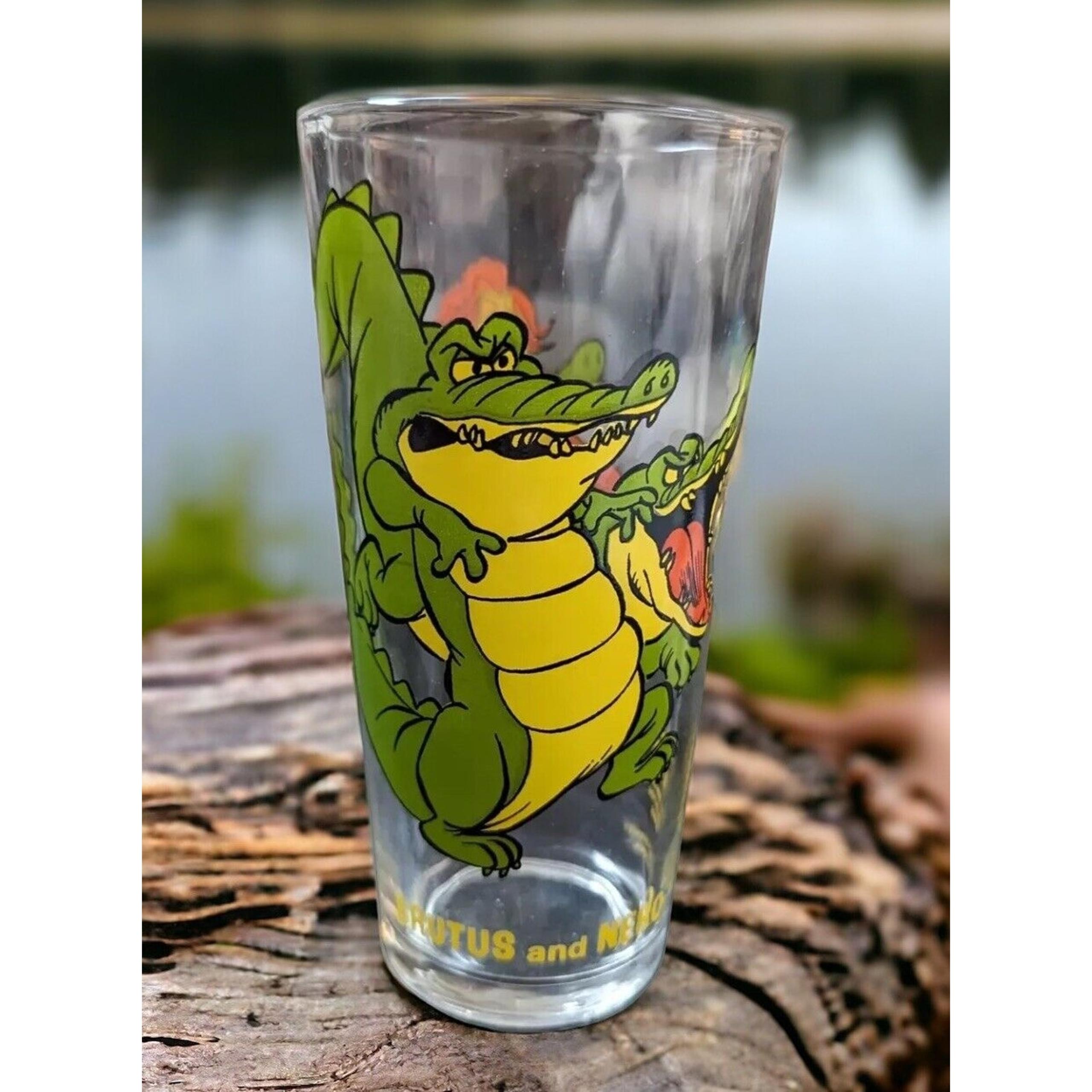 Vtg Brutus Nero Drinking Glass Pepsi Collectors Series 1977 Crocodile 70s