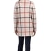 HALSTON Plaid Coat