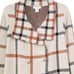 HALSTON Plaid Coat