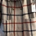 HALSTON Plaid Coat